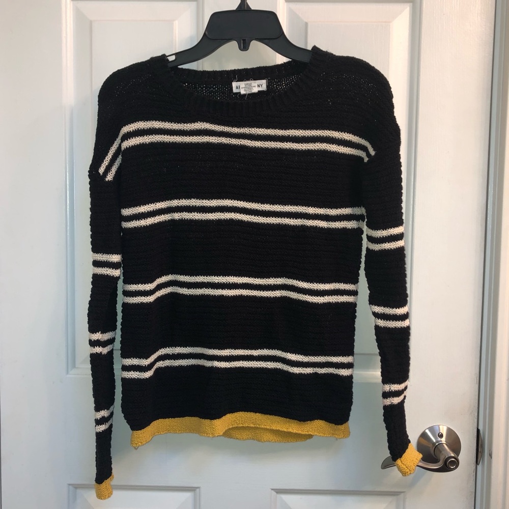 Striped Knit Sweater